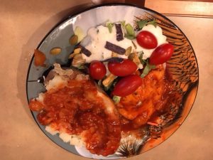 Hawaiian Crock Pot Chicken Plated